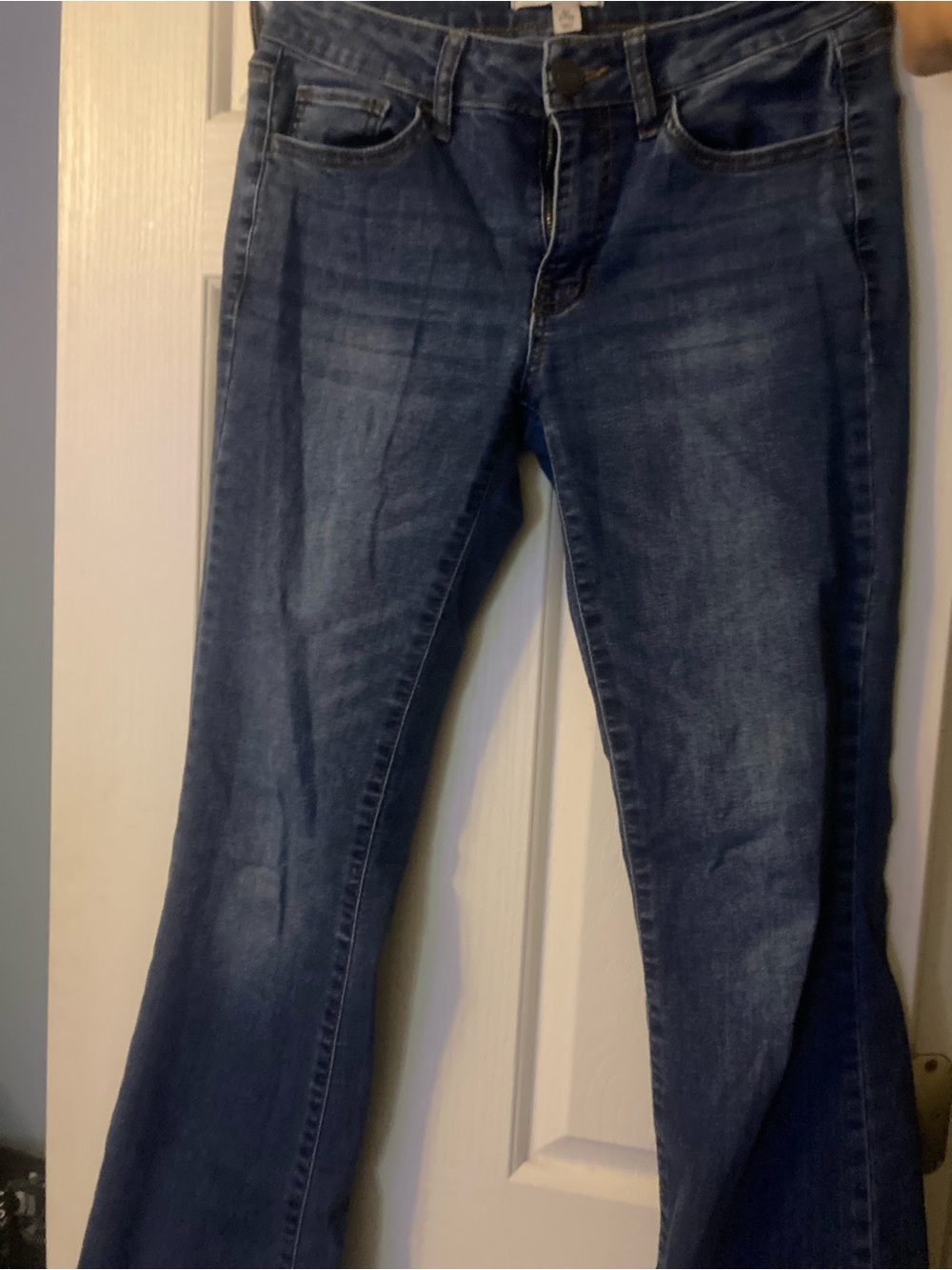 SO Dark Blue Flared Jeans
